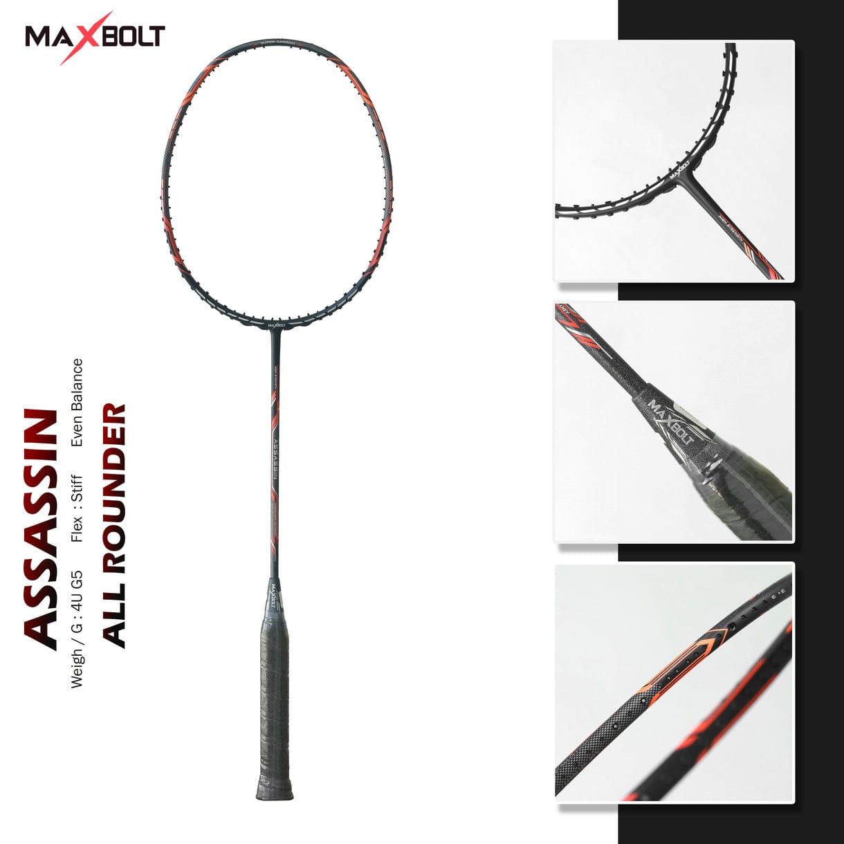 MAXBOLT ASSASIN BLACK